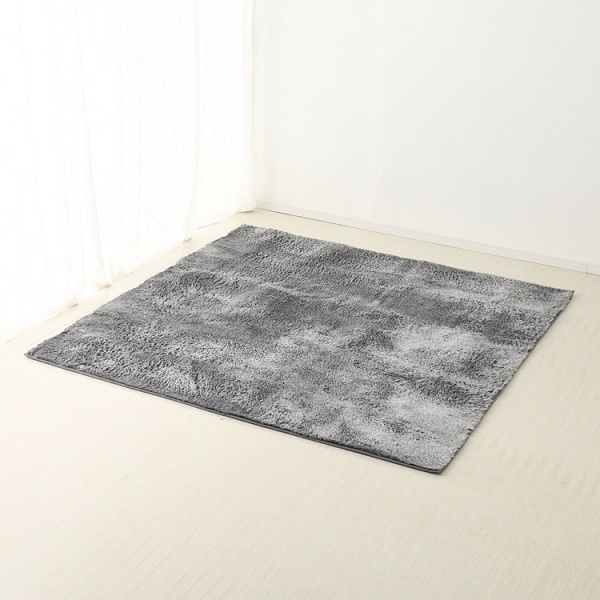 トップバリュ HOME COORDY ふんわり 洗える シャギーラグ 185×185cm (2