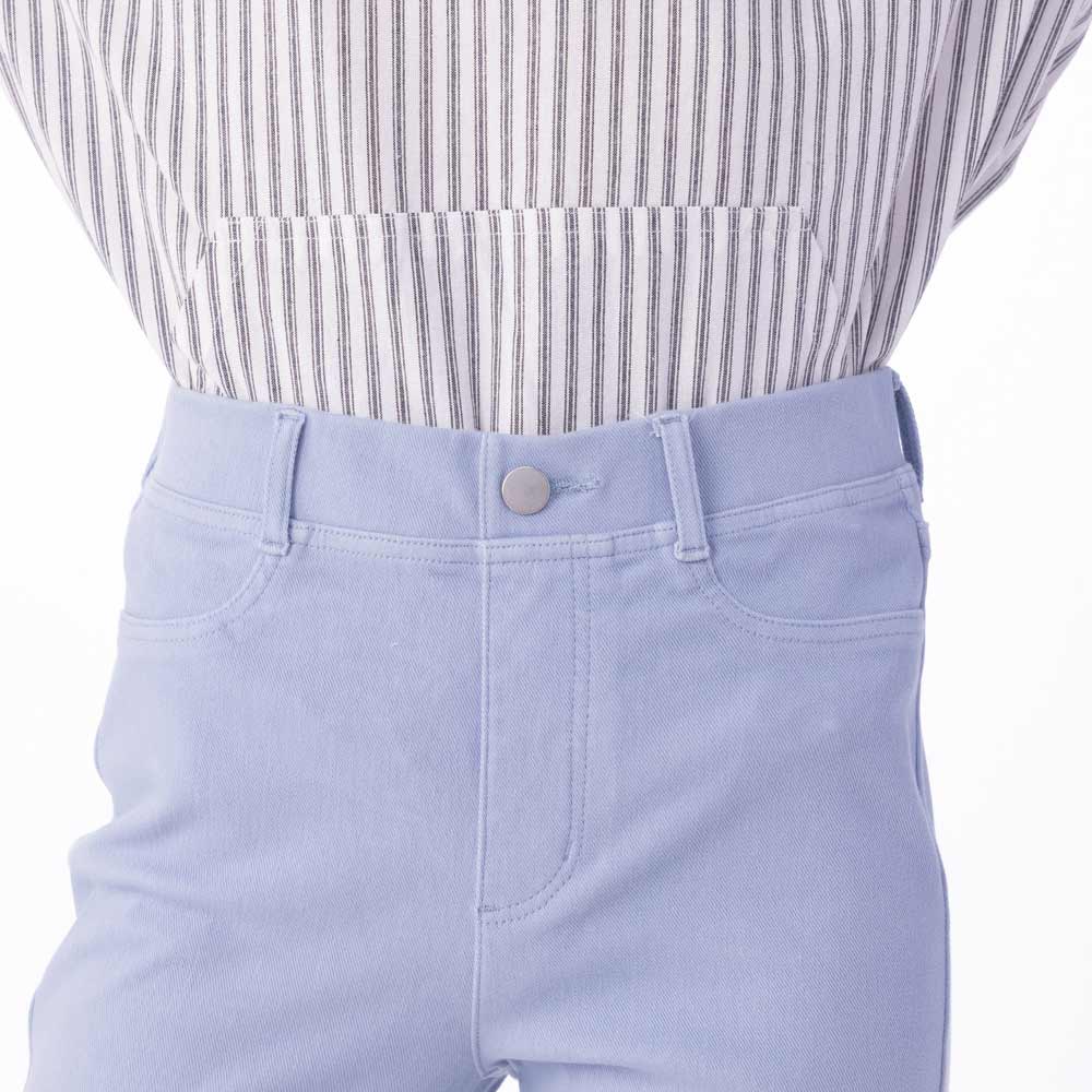 トップバリュ ドライストレッチレギンスパンツ(アオ) S | イオン