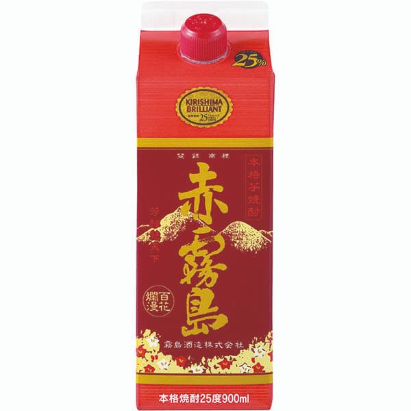 霧島酒造 赤霧島パック【芋／25度】 900ml | 沖縄のお土産・特産品通販