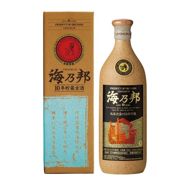 沖酒協 海乃邦10年43度 720ml ビン