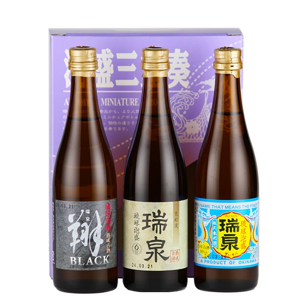 日本最南端の酒造所・幻の泡盛「泡波」ミニボトル（100ml）10本セット 日本最南端の酒造所・幻の泡盛「泡波」ミニボトル（100ml）10本