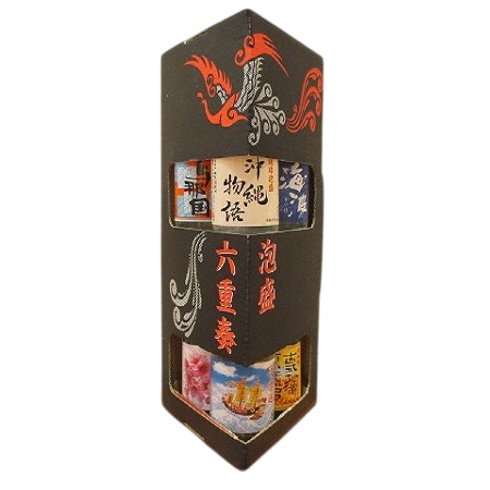 泡盛の日】崎元 泡盛六重奏25度 50ml×6本 ビン | 沖縄のお土産・特産品通販