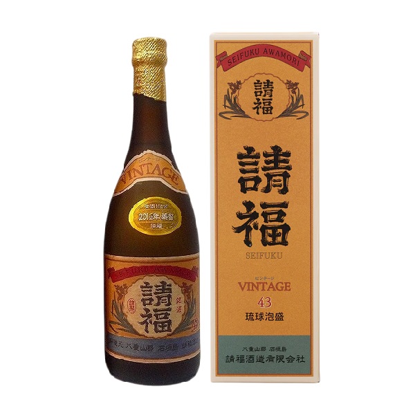 泡盛　請福　43度 請福（せいふく） ビンテージ 泡盛 43° 720ml 日本酒・焼酎の