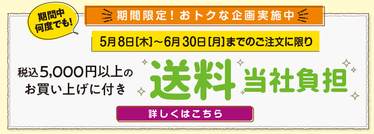 キャンペーンのお知らせ