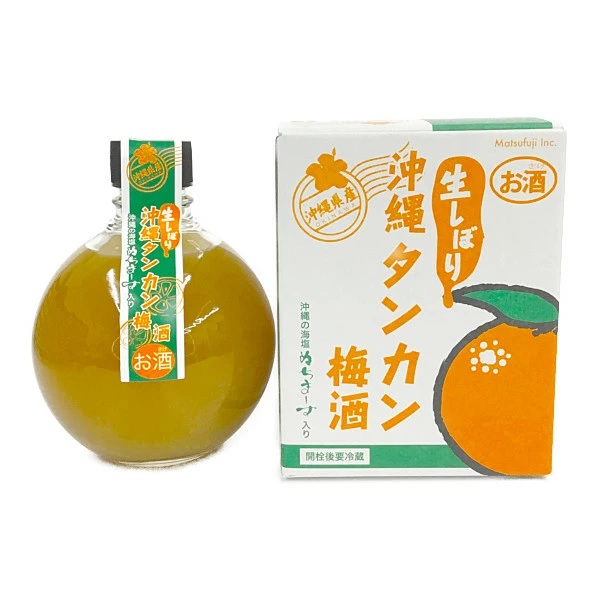 生しぼり沖縄タンカン梅酒 10度 360ml ビン | 沖縄のお土産・特産品通販