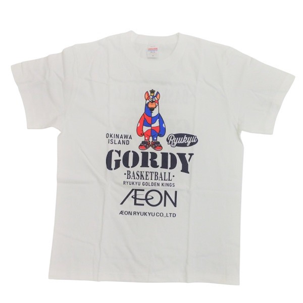 キングスコラボTシャツキングス柄 シロ Mサイズ | 沖縄のお土産・特産