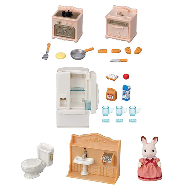 シルバニア　家具 エポック社 シルバニアファミリー あそびがいっぱい!はじめての家具