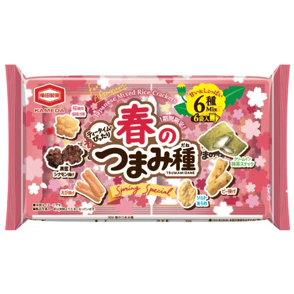 亀田製菓 春のつまみ種 6袋入 | イオン九州のネットスーパー