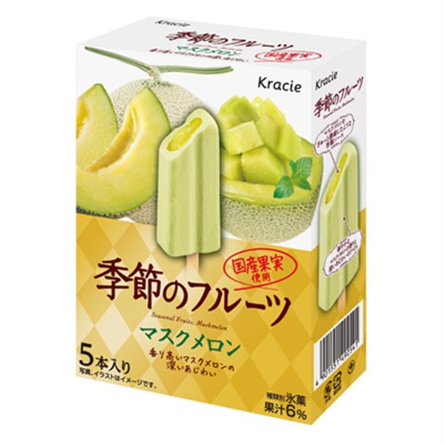 冷凍 クラシエ 季節フルーツ マスクメロン 50ml×5本入 | イオン