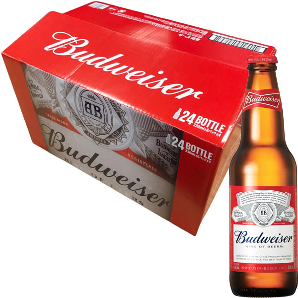 ケース販売】 バドワイザー 瓶 330ml×24 | 沖縄のお土産・特産品通販