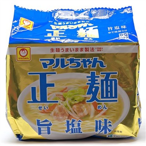 東洋水産 マルちゃん正麺 旨塩味 5食【パック】 | イオンフード
