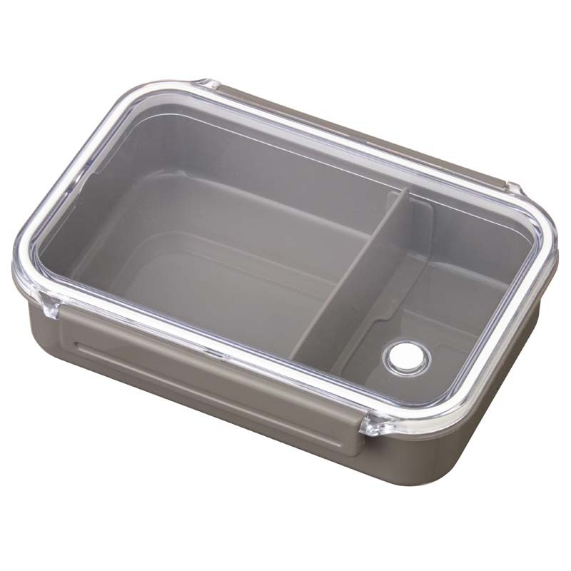 HOME COORDY シンプル1段ランチボックス ダークグレー 630ml | イオン