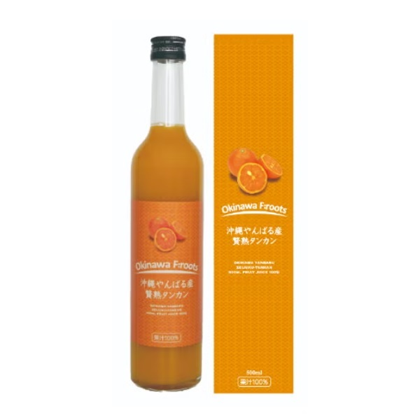 沖縄やんばる産贅熟タンカンジュース 500ml ビン