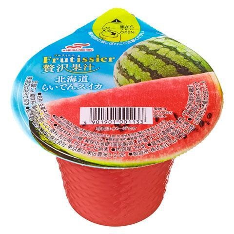 マルハニチロ フルティシエ 贅沢果汁 北海道らいでんスイカ 190g