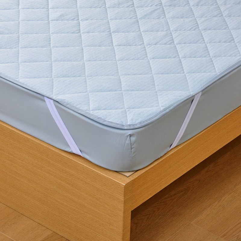 HOME COORDY 吸汗速乾さらさら敷パッド ブルー シングル 100×200cm