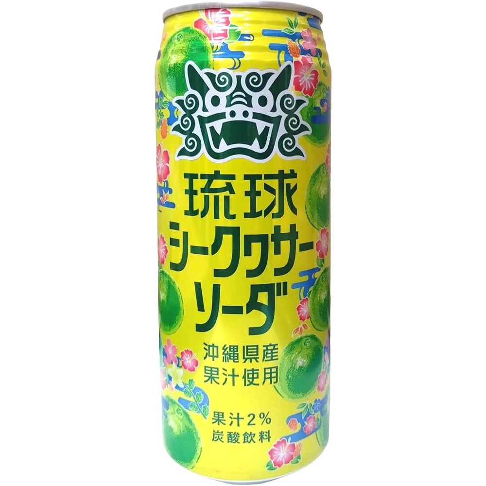 沖縄ボトラーズ　UCC シークワサーソーダ　500ml 24本 ケース販売】沖縄ボトラーズ シークヮーサーソーダ 500ml×24本 | 沖縄