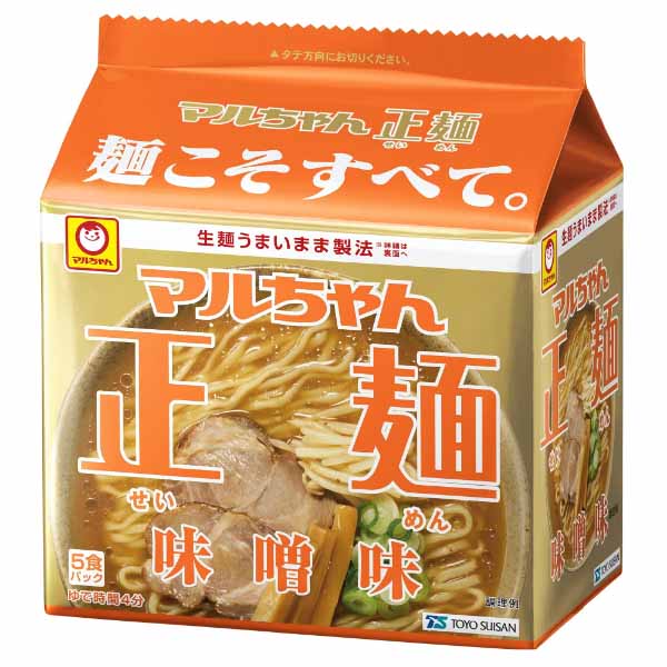 東洋水産 マルちゃん正麵 味噌味 5食入 | イオン九州のネットスーパー