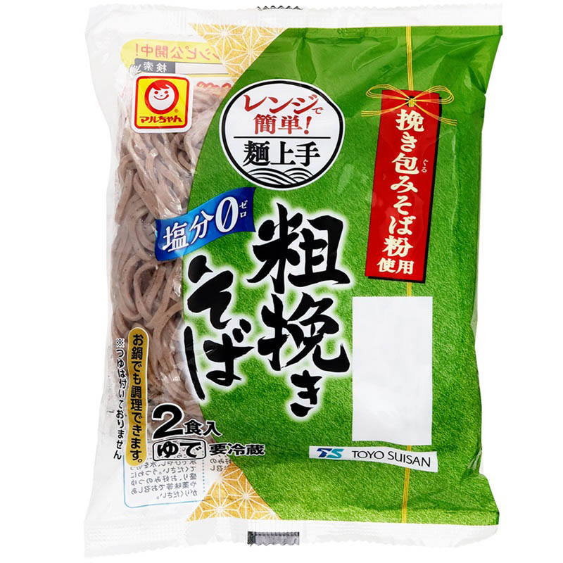 東洋水産 マルちゃん 麺上手 粗挽きそば 160g×2食入 | イオン九州の