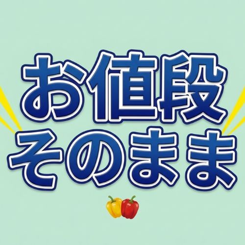 『野菜高騰中ですが…』お値段そのまま‼